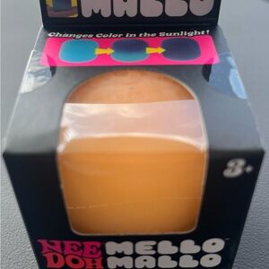 Nee Doh Mello Doh Color-Change Stress Ball - Orange